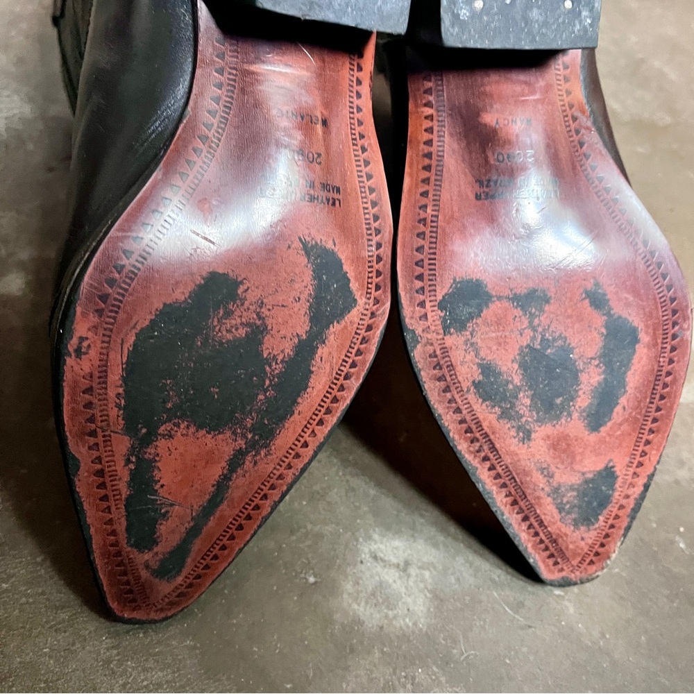 Vintage Black Sabree Cowboy Boots, Size 8 - Picture 16 of 16